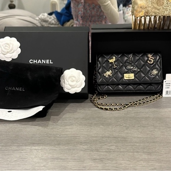 ****SOLD**** Chanel Lucky Charms Wallet on a Chain- Metiers d’ Arts 2017 - Picture 4 of 14